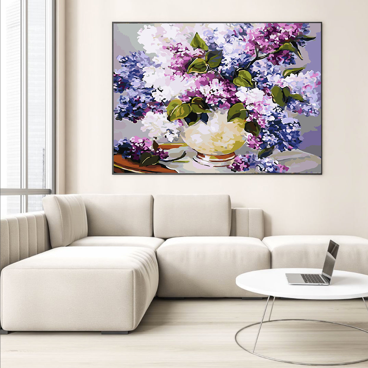 Peinture par numéros - Fleurs dans un vase 4215