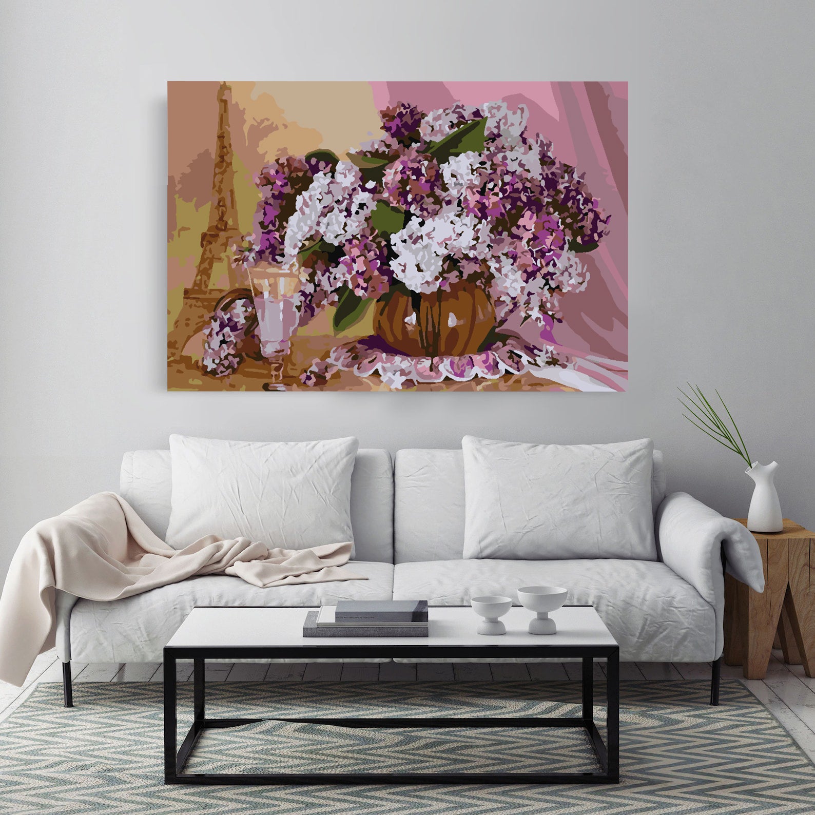 Peinture par numéros - Fleurs dans un vase 4216