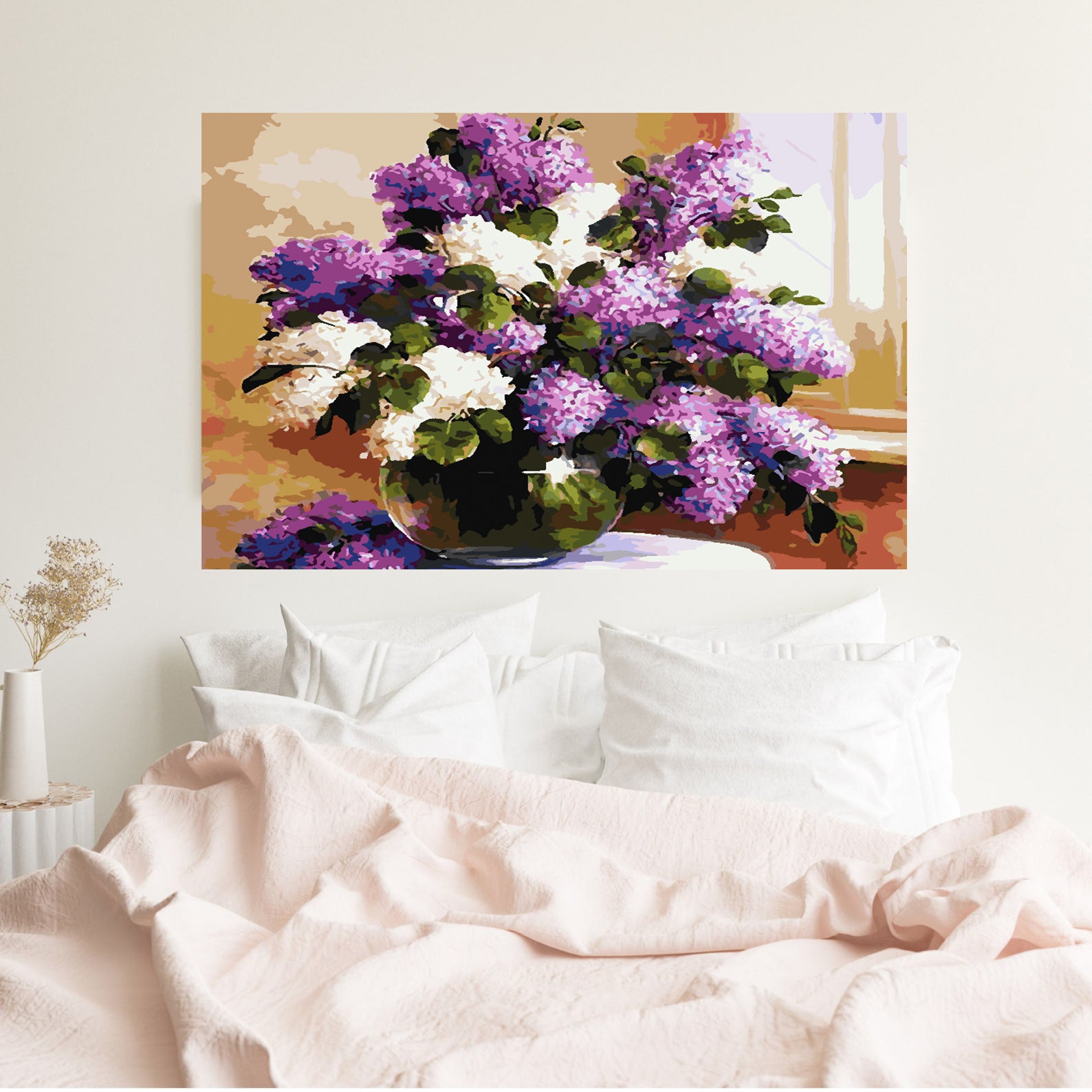 Peinture par numéros - Fleurs dans un vase 4218