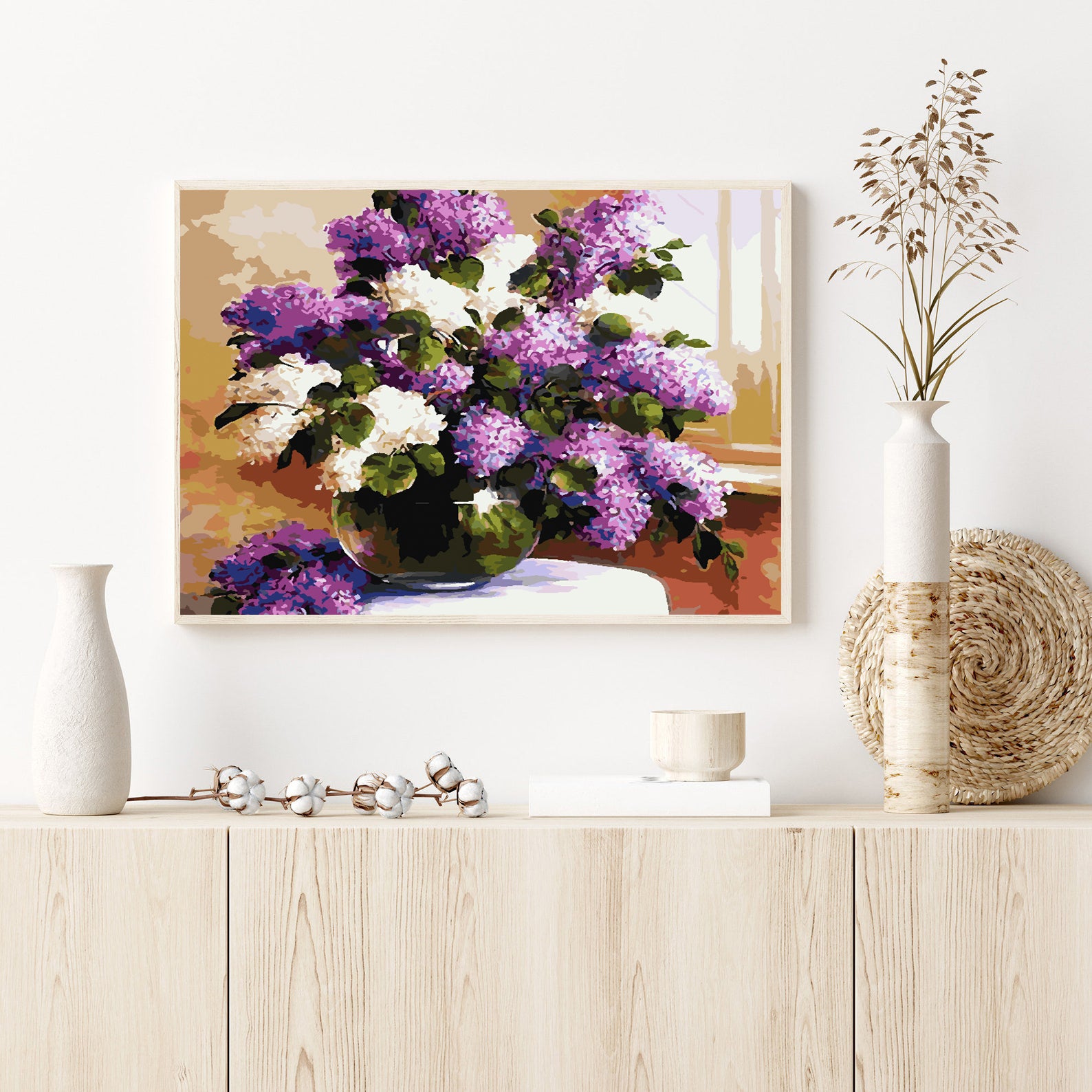 Peinture par numéros - Fleurs dans un vase 4218
