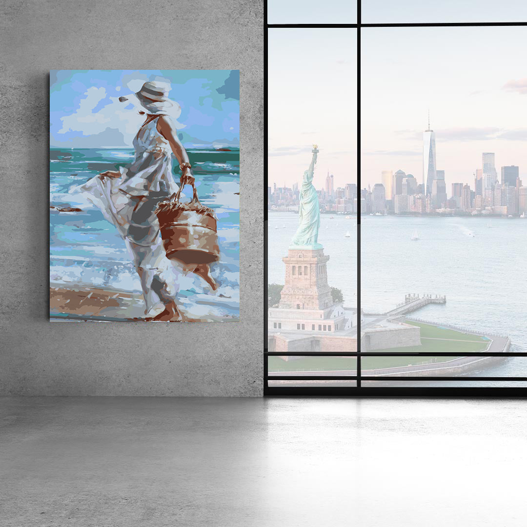 Pictura pe numere - Peisaj la Mare 4228