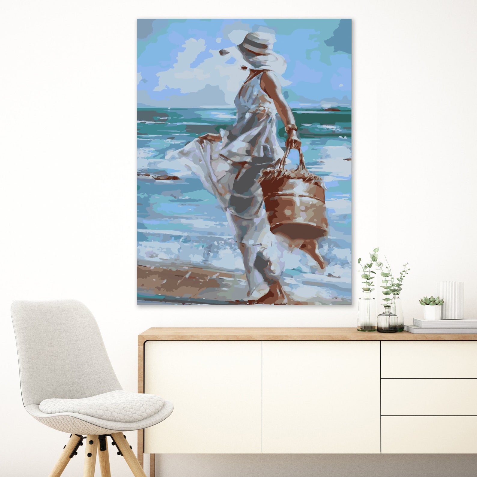 Pictura pe numere - Peisaj la Mare 4228