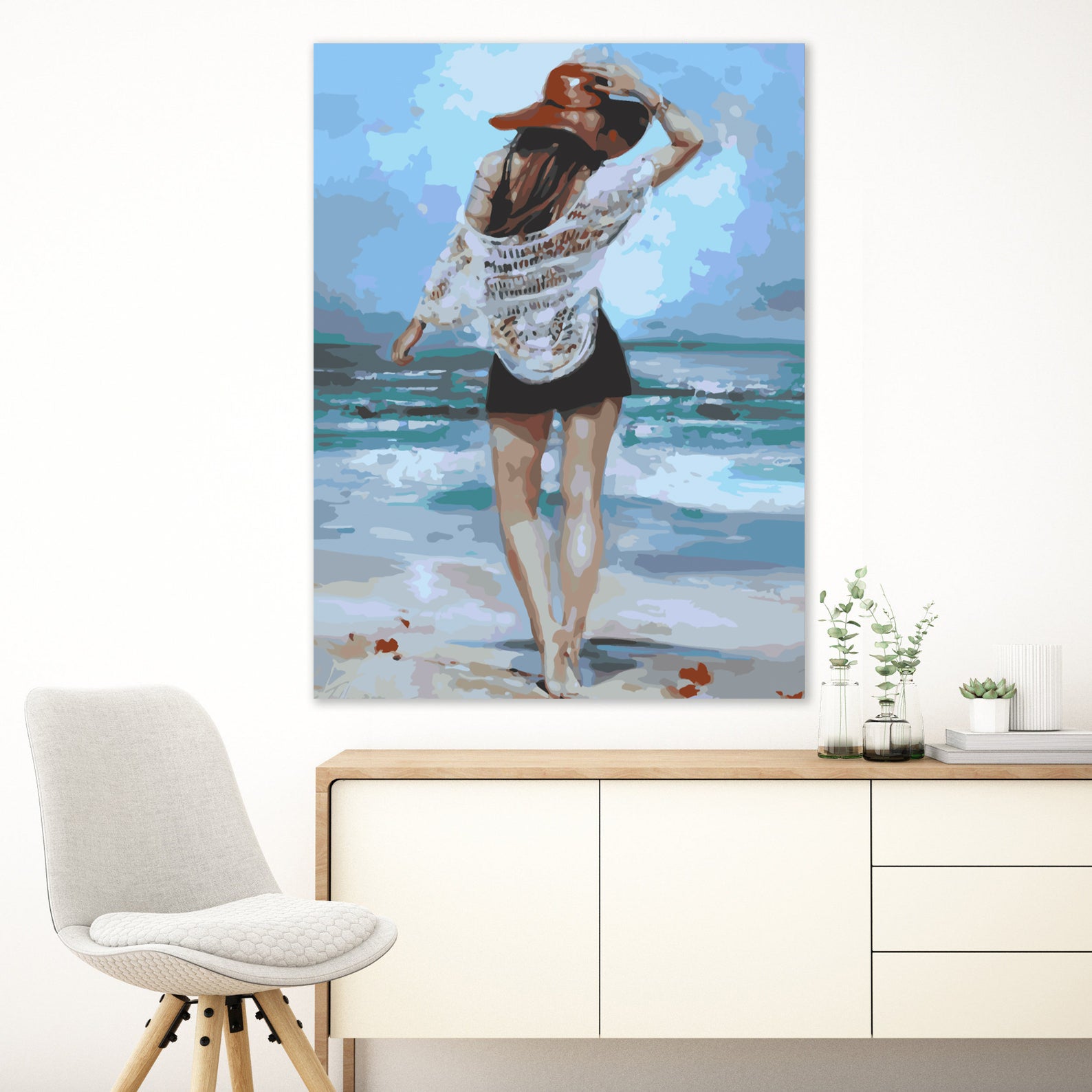 Pictura pe numere - Peisaj la Mare 4229