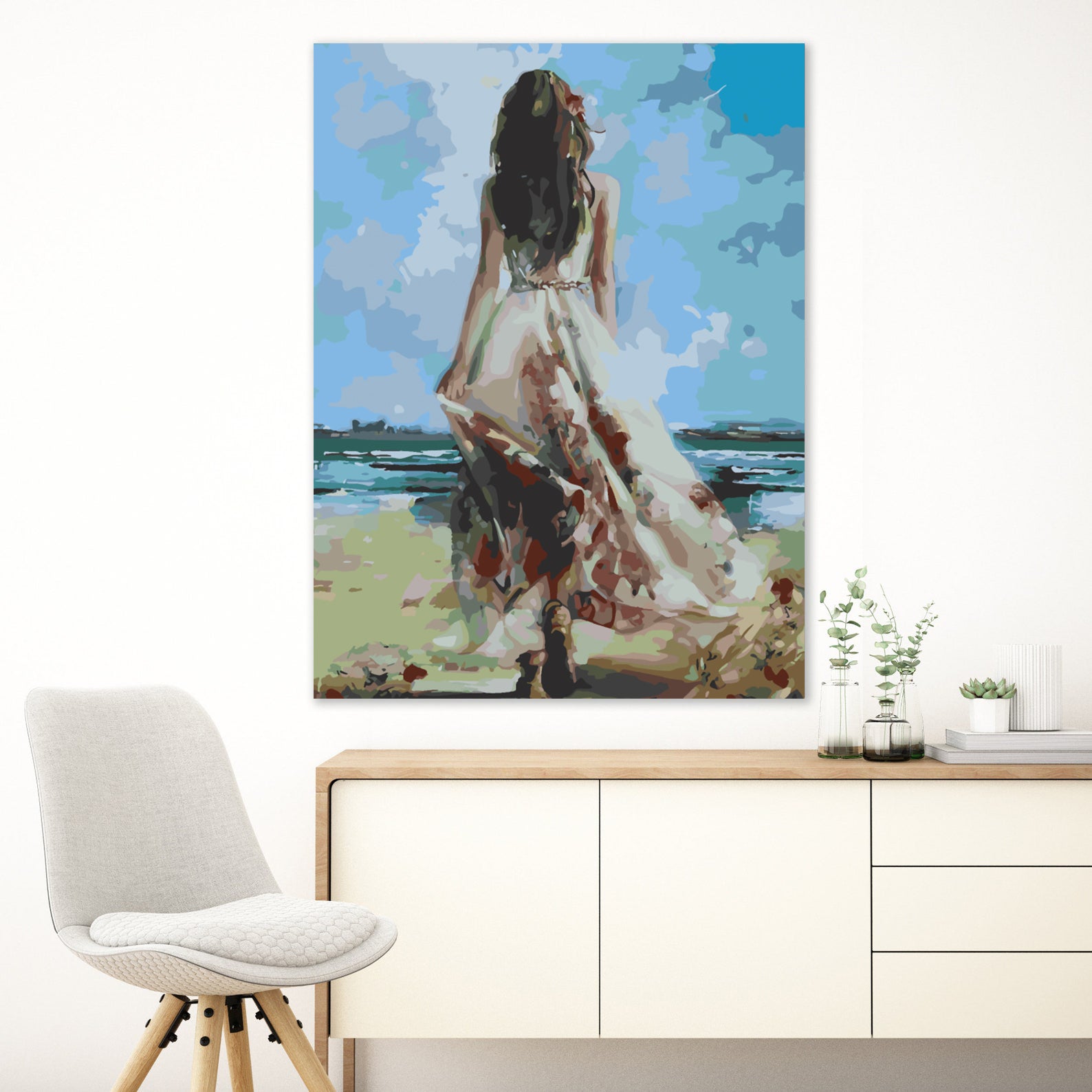 Pictura pe numere - Peisaj la Mare 4231