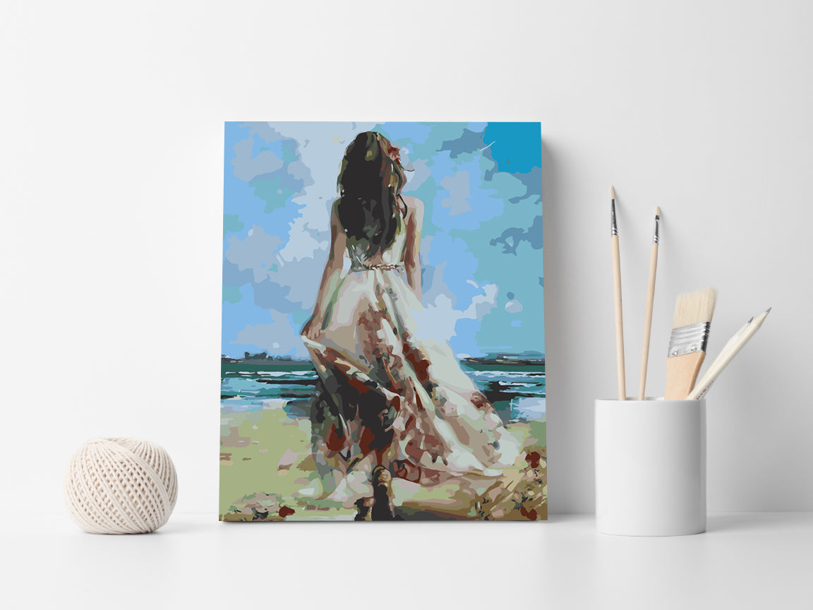 Pictura pe numere - Peisaj la Mare 4231