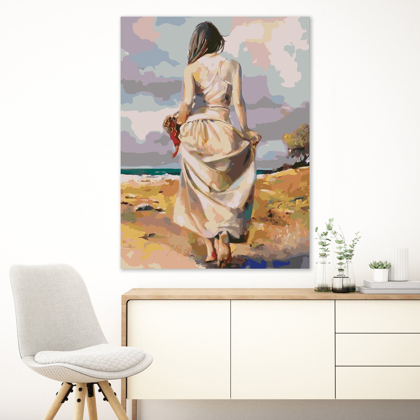 Pictura pe numere - Peisaj la Mare 4232