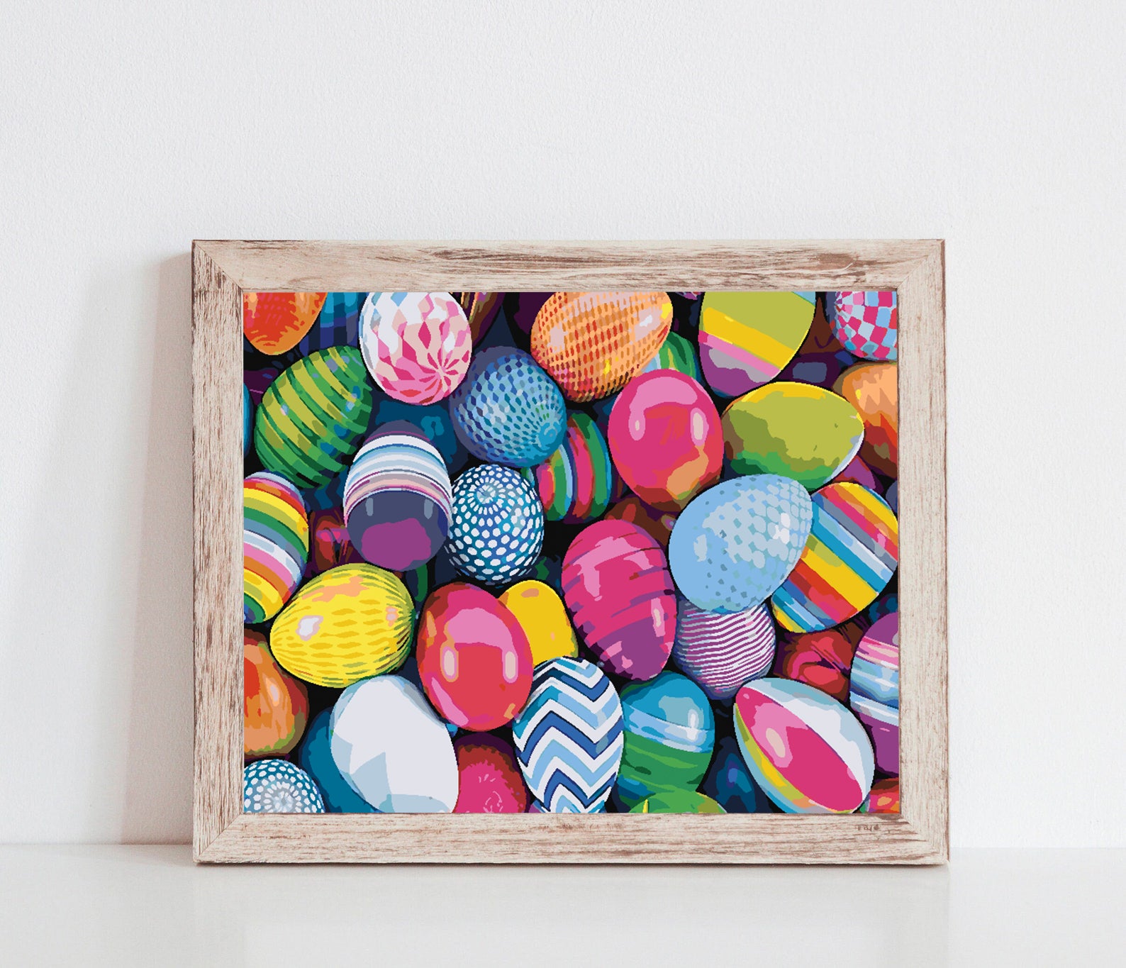 Peinture par numéros - Oeufs de Pâques 4237