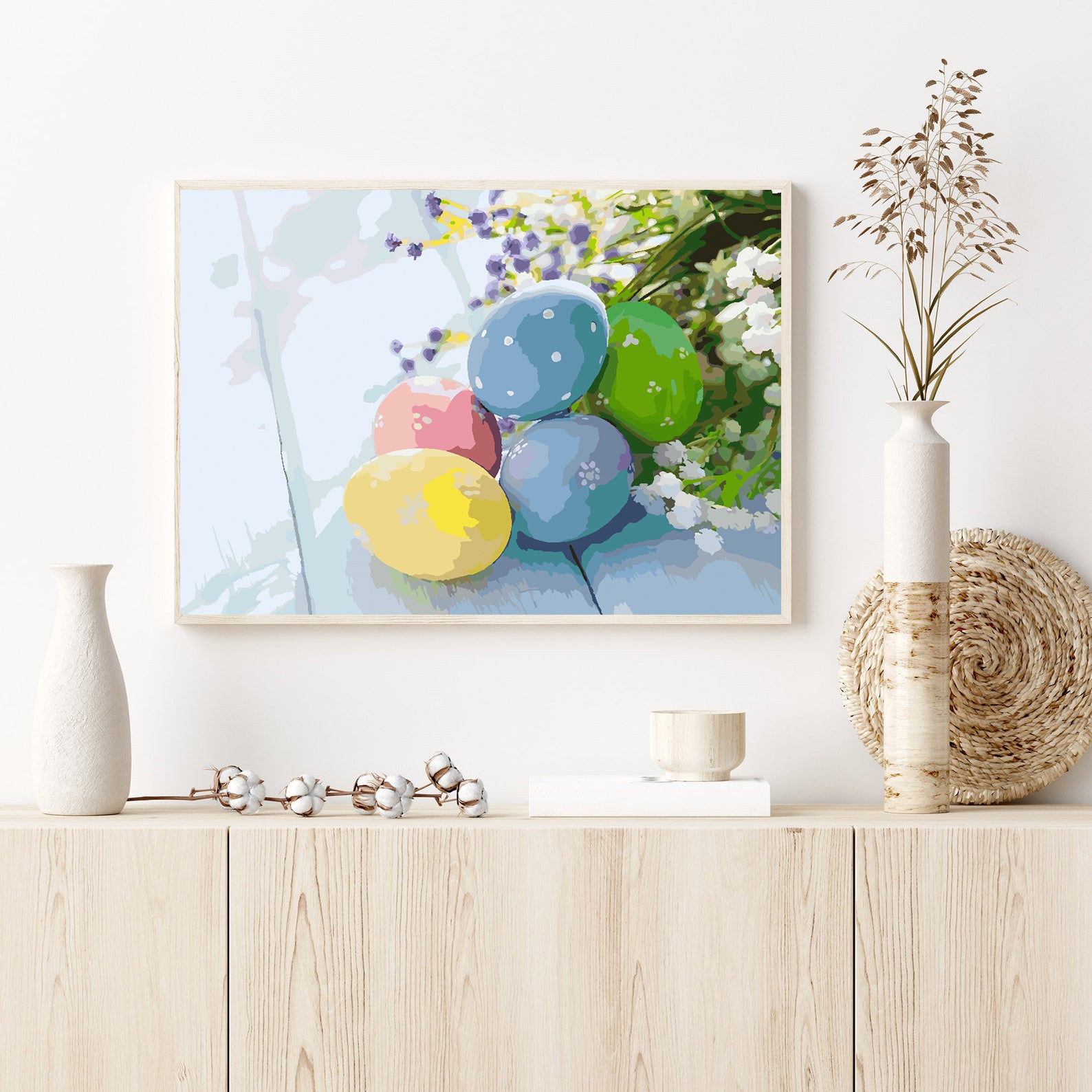Peinture par numéros - Oeufs de Pâques 4242