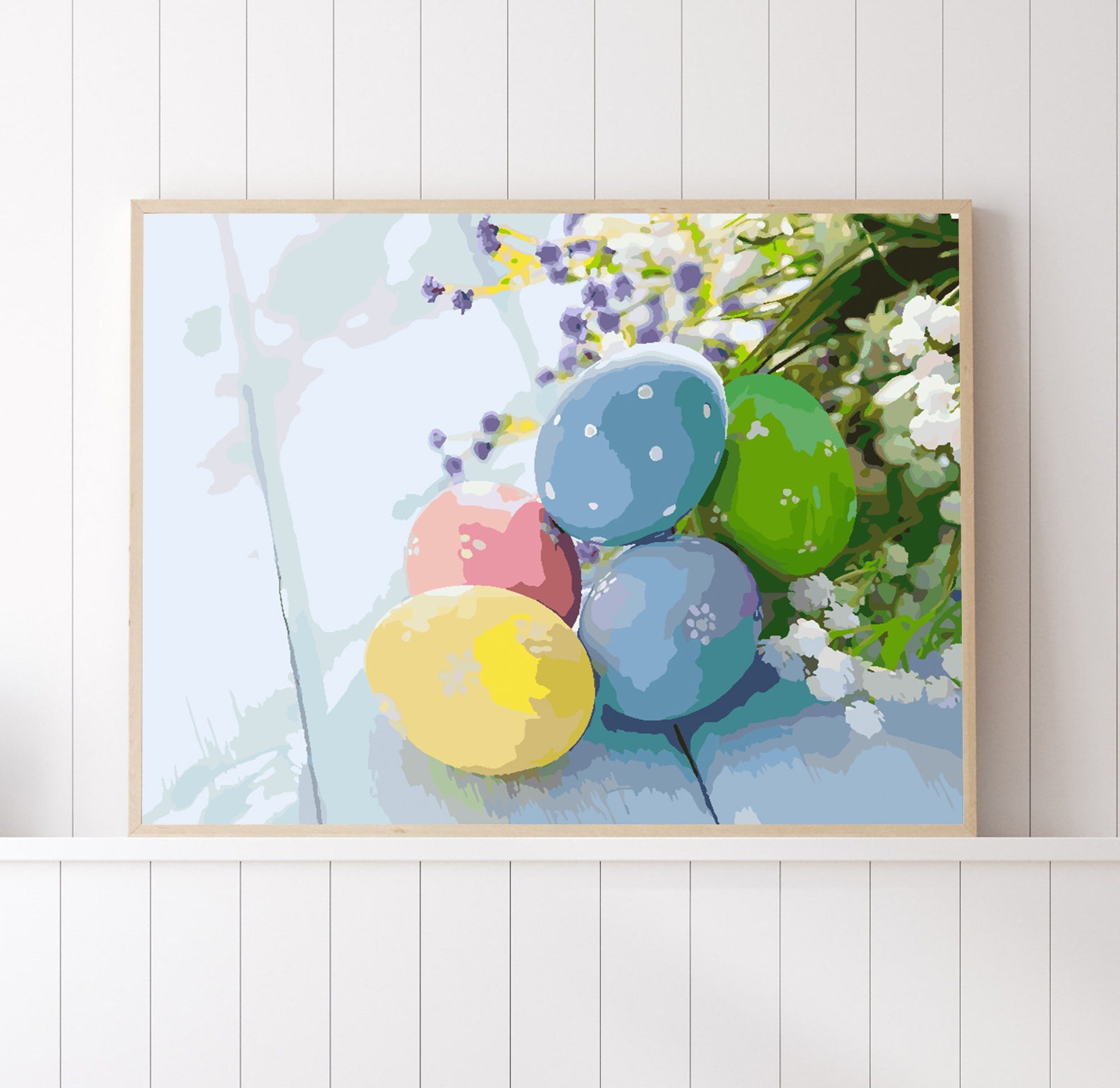 Peinture par numéros - Oeufs de Pâques 4242
