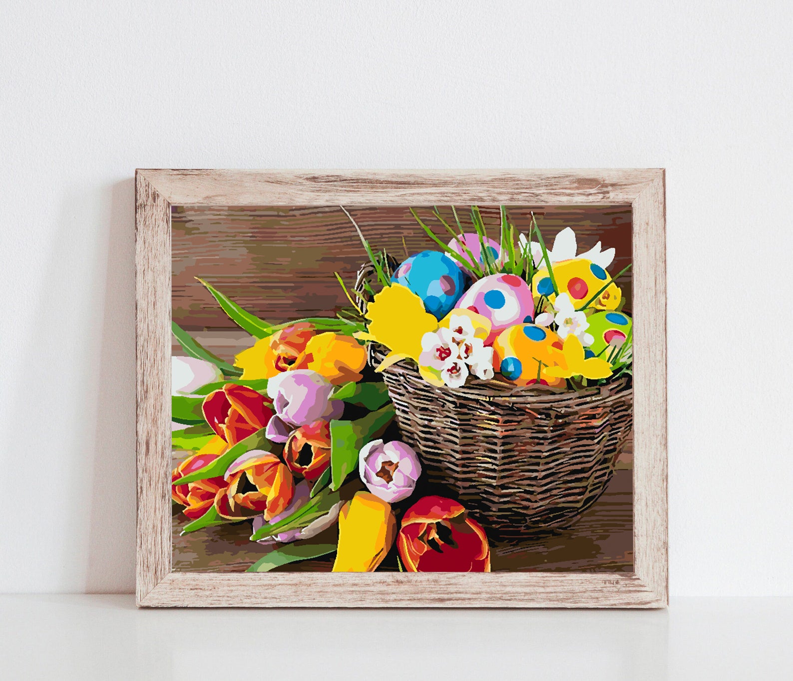 Peinture par numéros - Panier de Pâques 4254