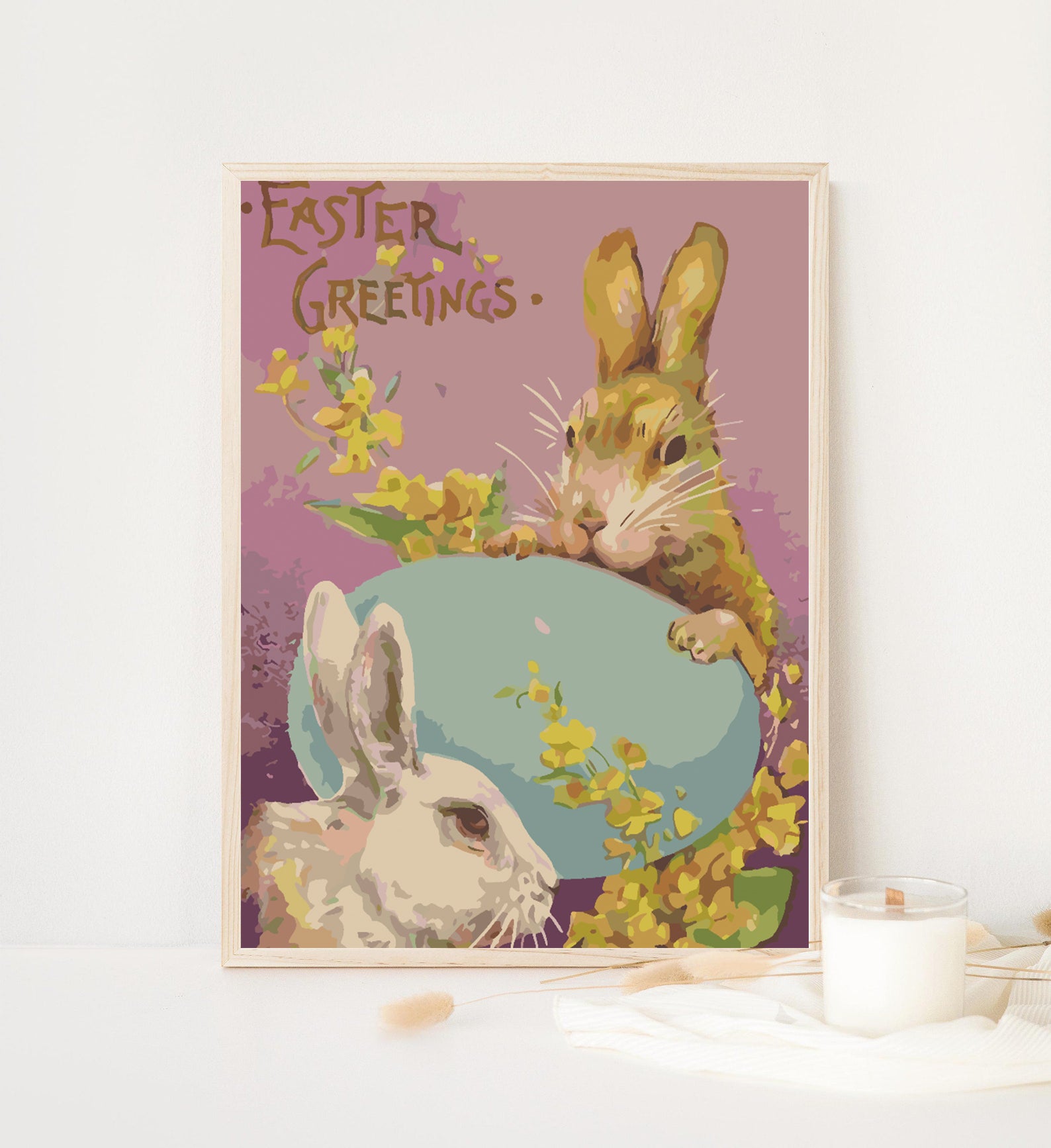 Pictura pe numere - Easter Greetings 4274