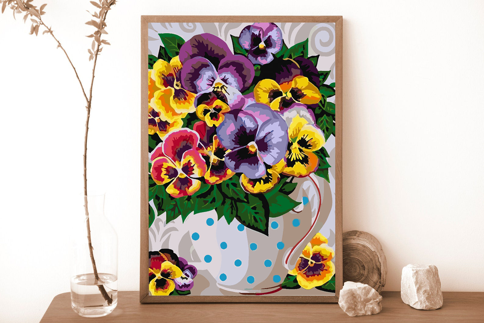 Peinture par numéros - Fleurs dans un vase 4333