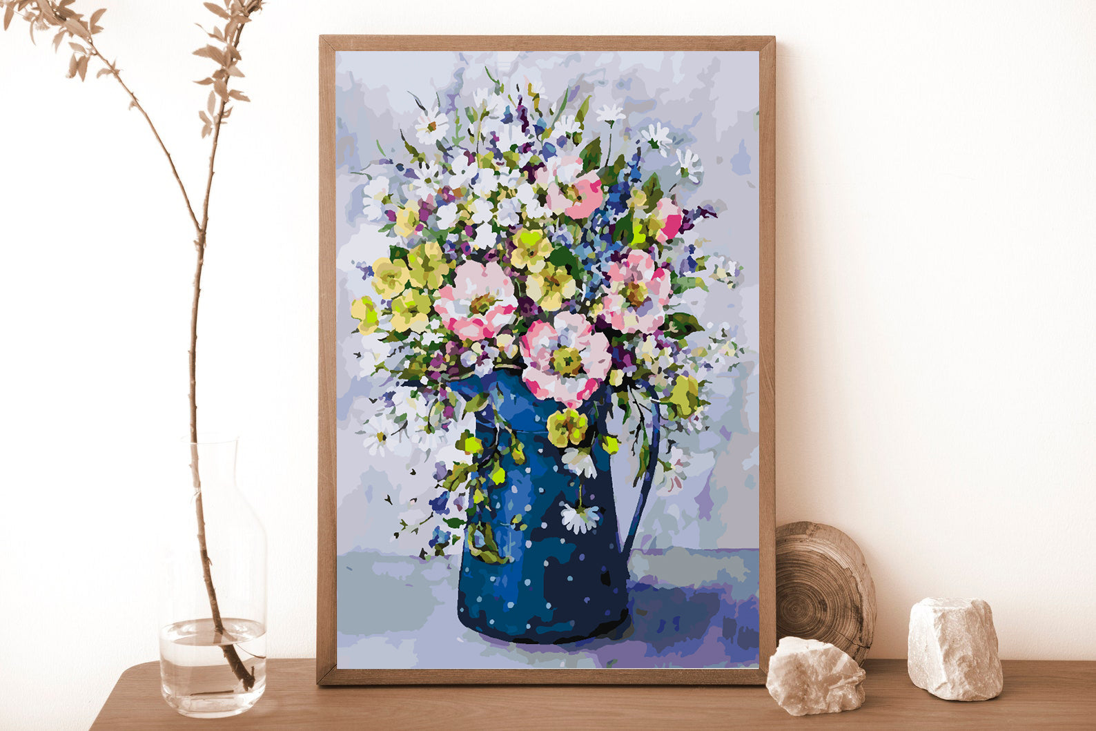 Peinture par numéros - Fleurs dans un vase 4337