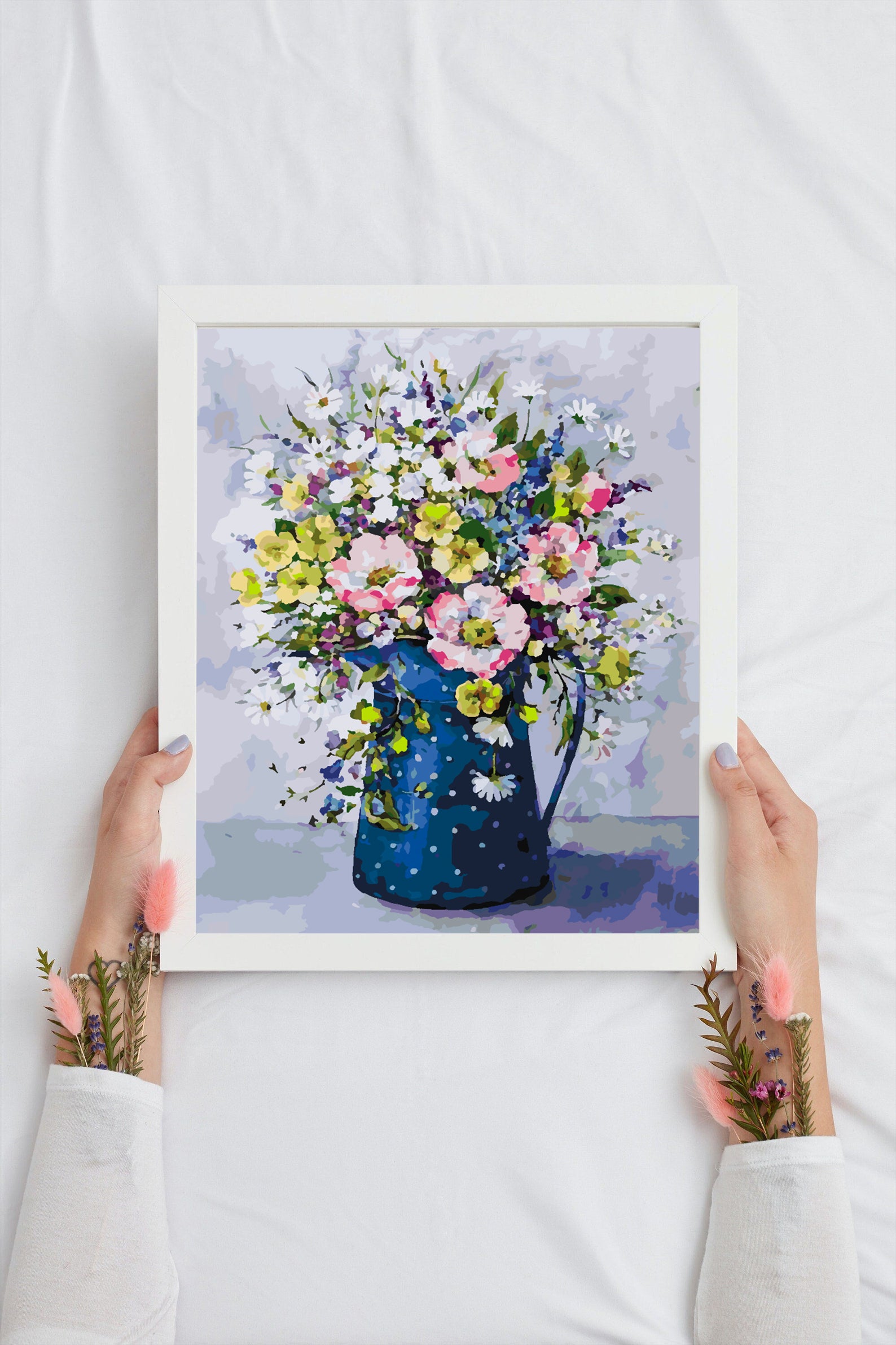Peinture par numéros - Fleurs dans un vase 4337