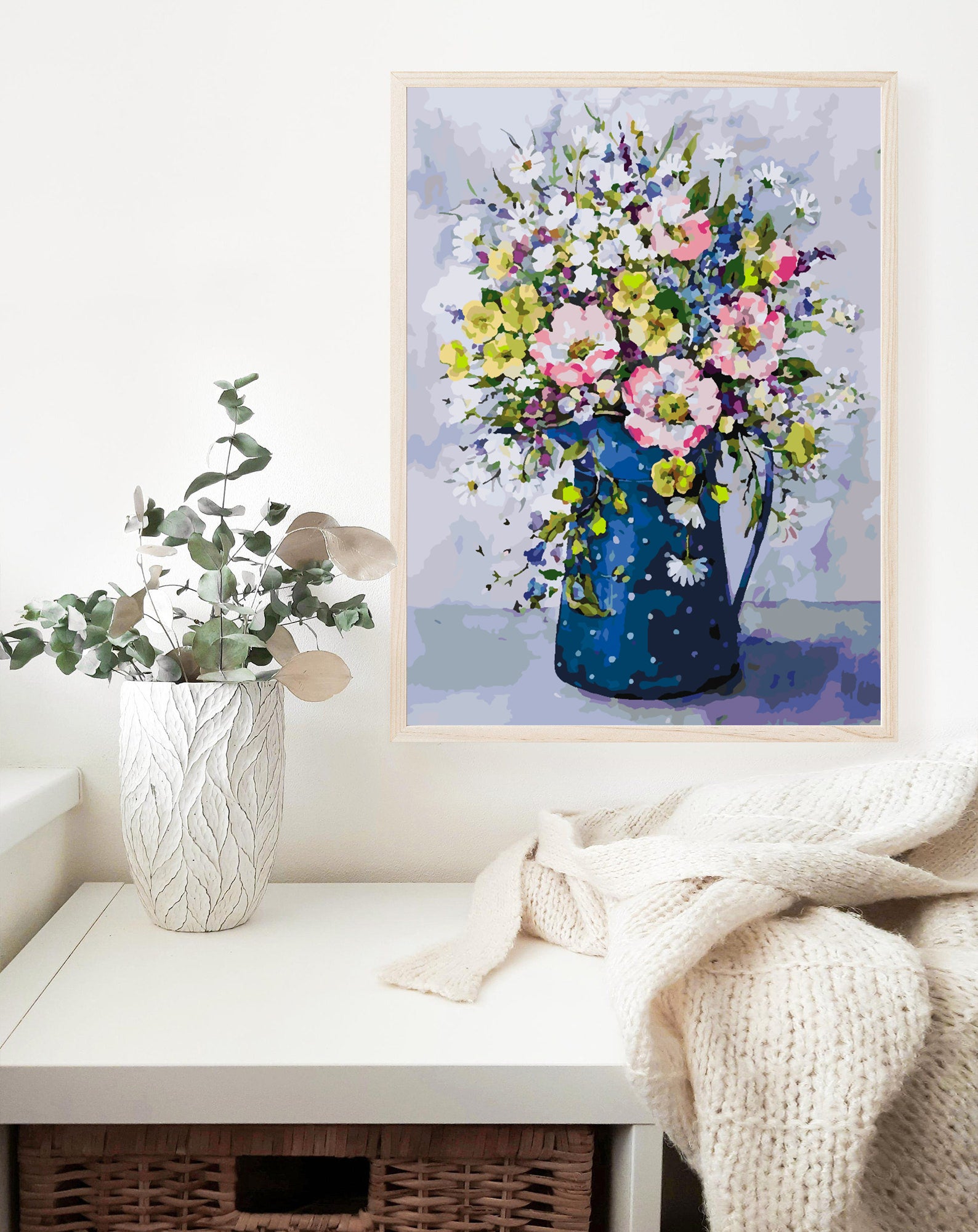 Peinture par numéros - Fleurs dans un vase 4337