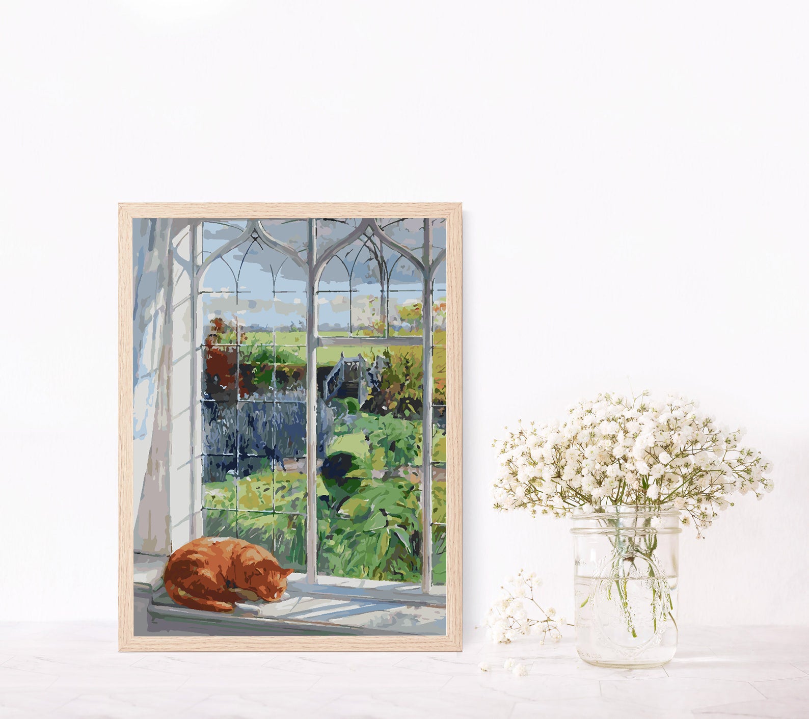 Pictura pe numere - Pisica Dormind 4369