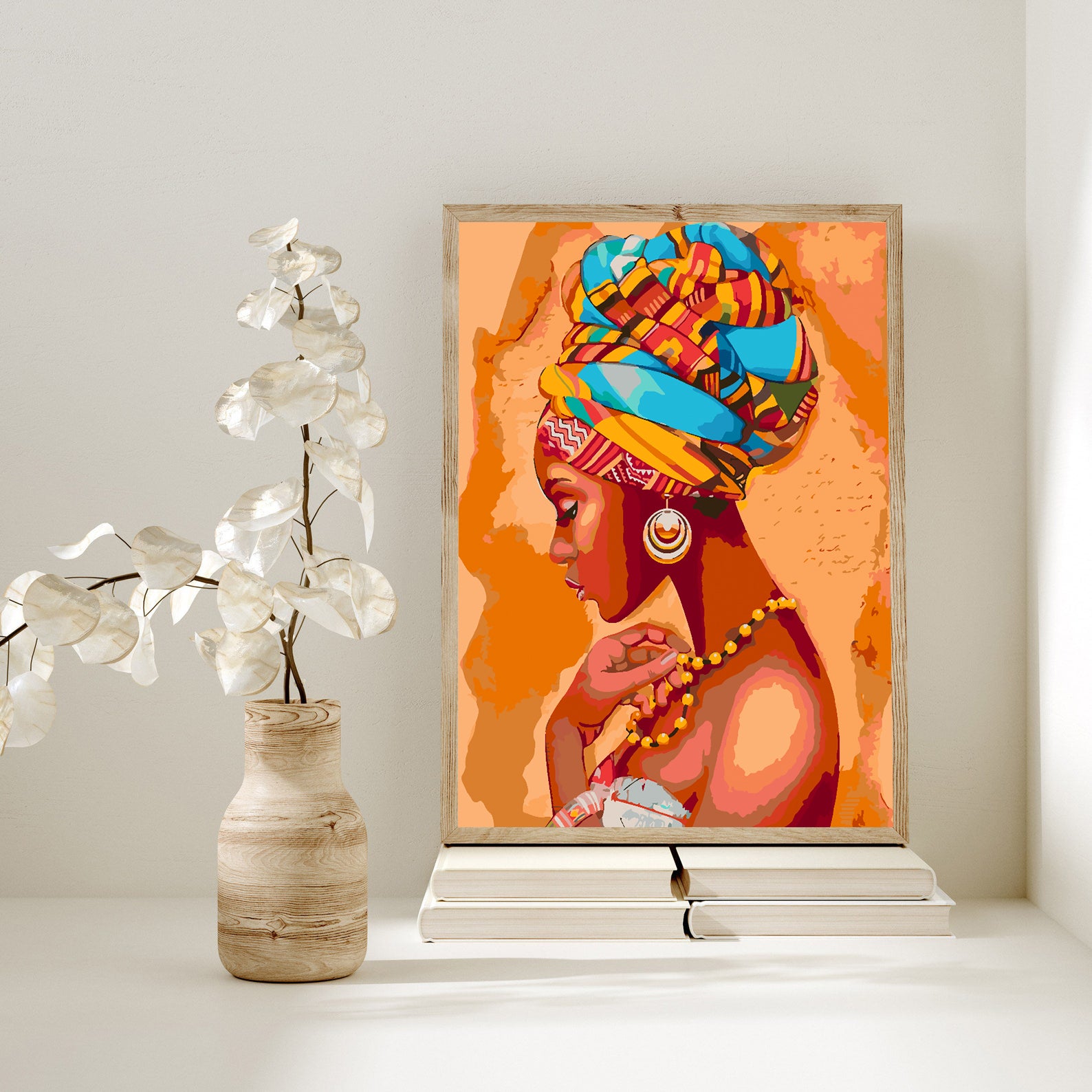 Pictura pe numere - Femeie Portret 4409