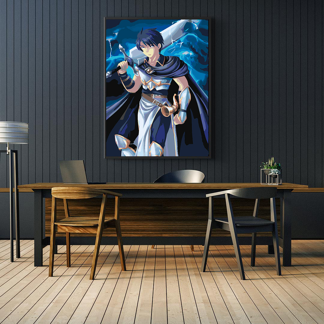 Pictura pe numere - Războinic Anime 4426