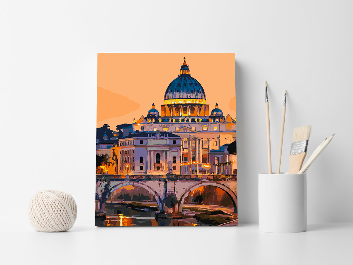 Pictura pe numere - Basilica Sfântul Petru 4455