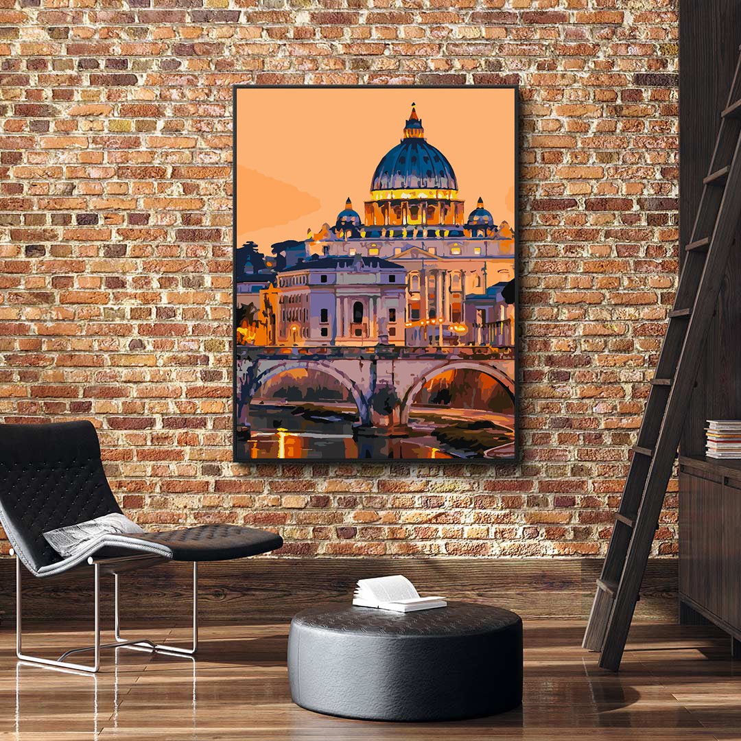 Pictura pe numere - Basilica Sfântul Petru 4455
