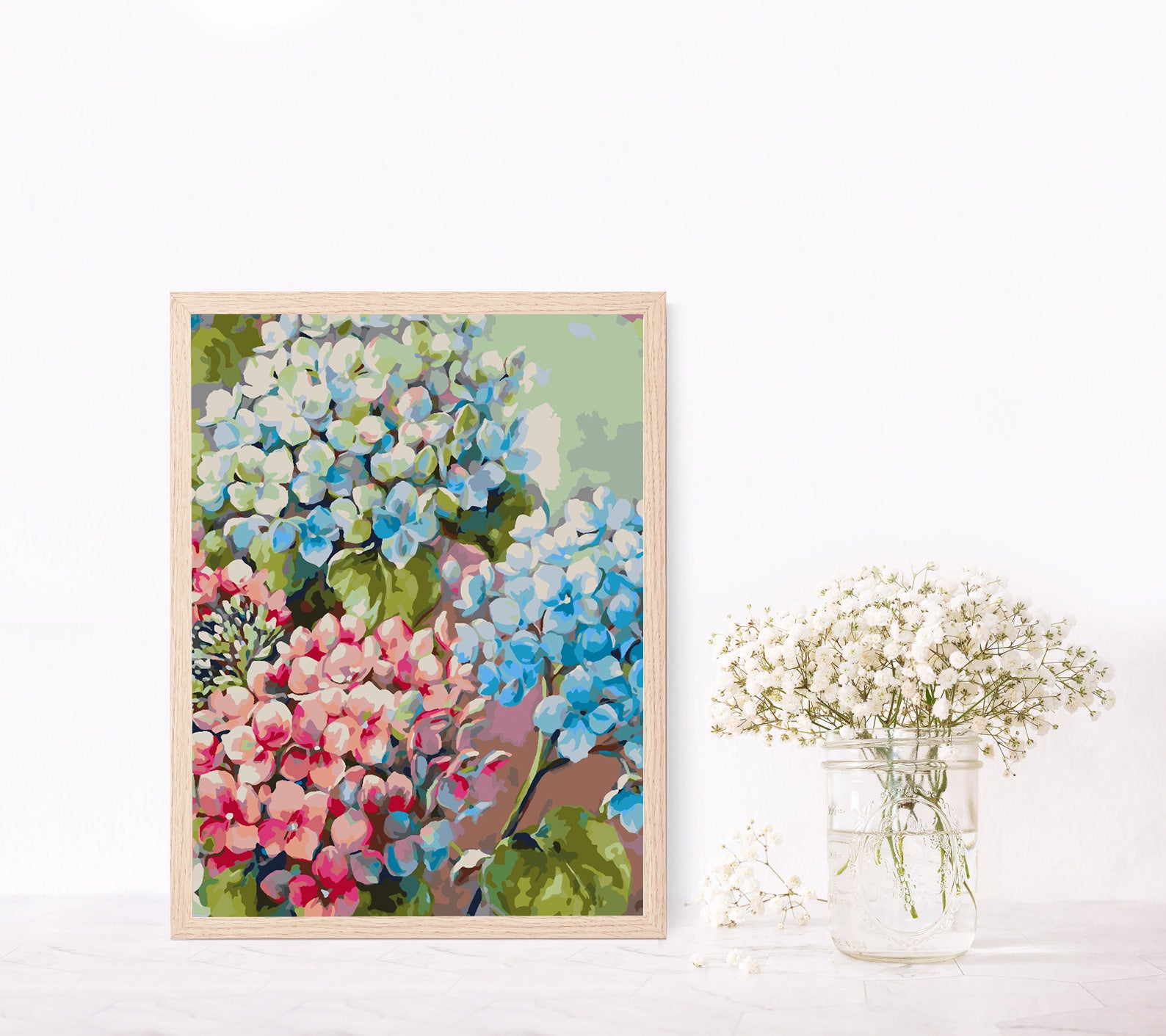 Pictura pe numere - Flori 4462