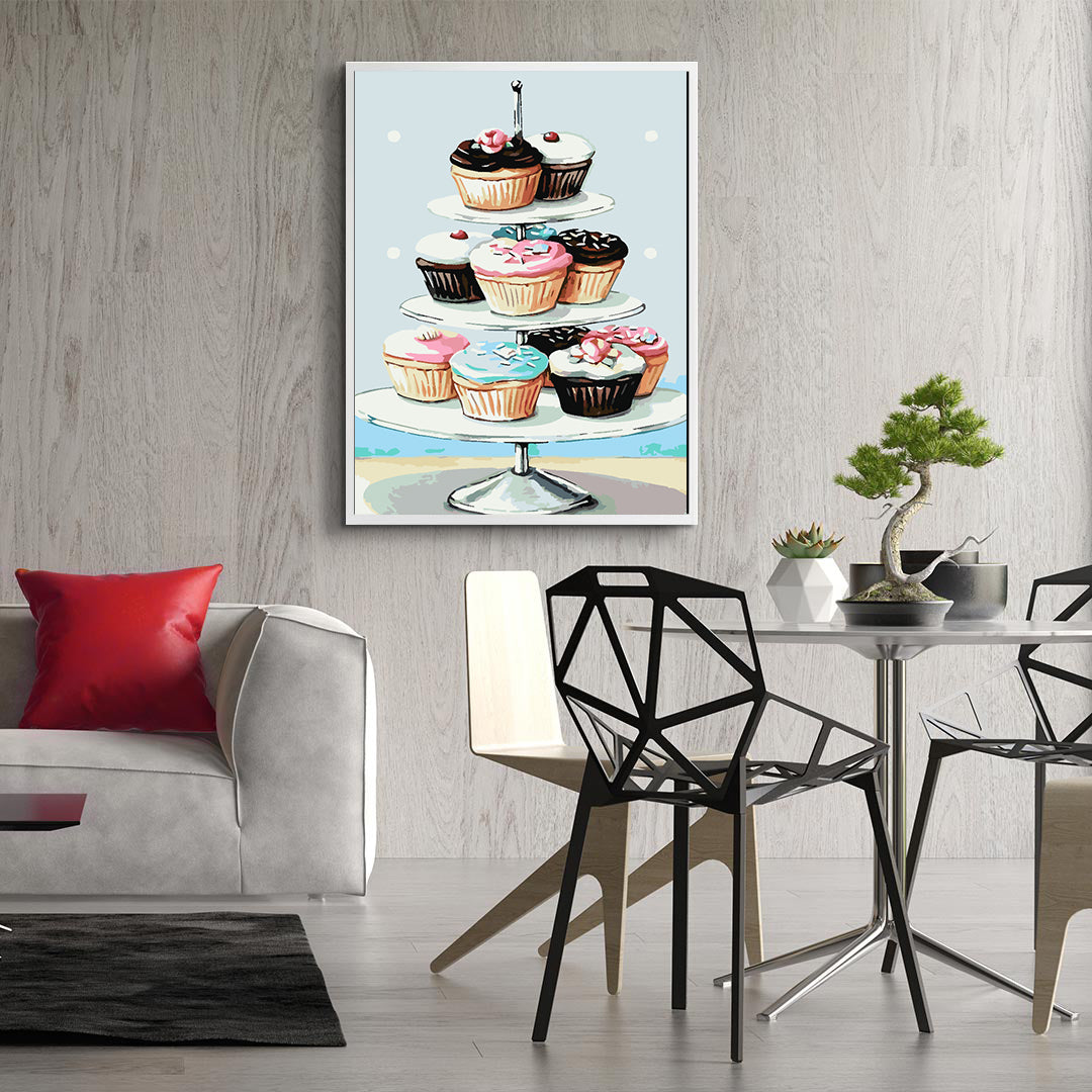 Pictura pe numere - Cupcakes 4468