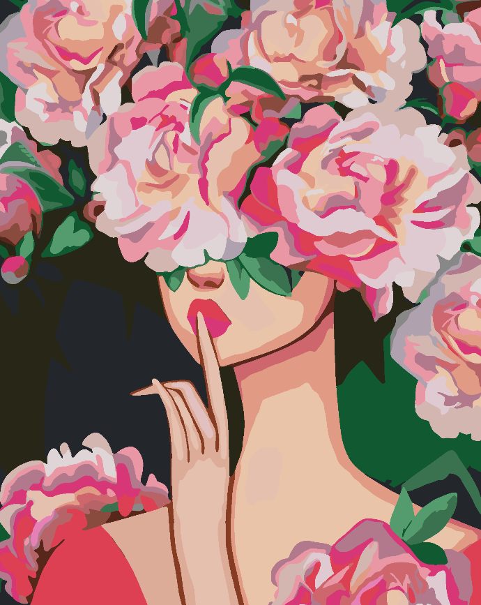 Pictura pe numere - Flower Head 4511
