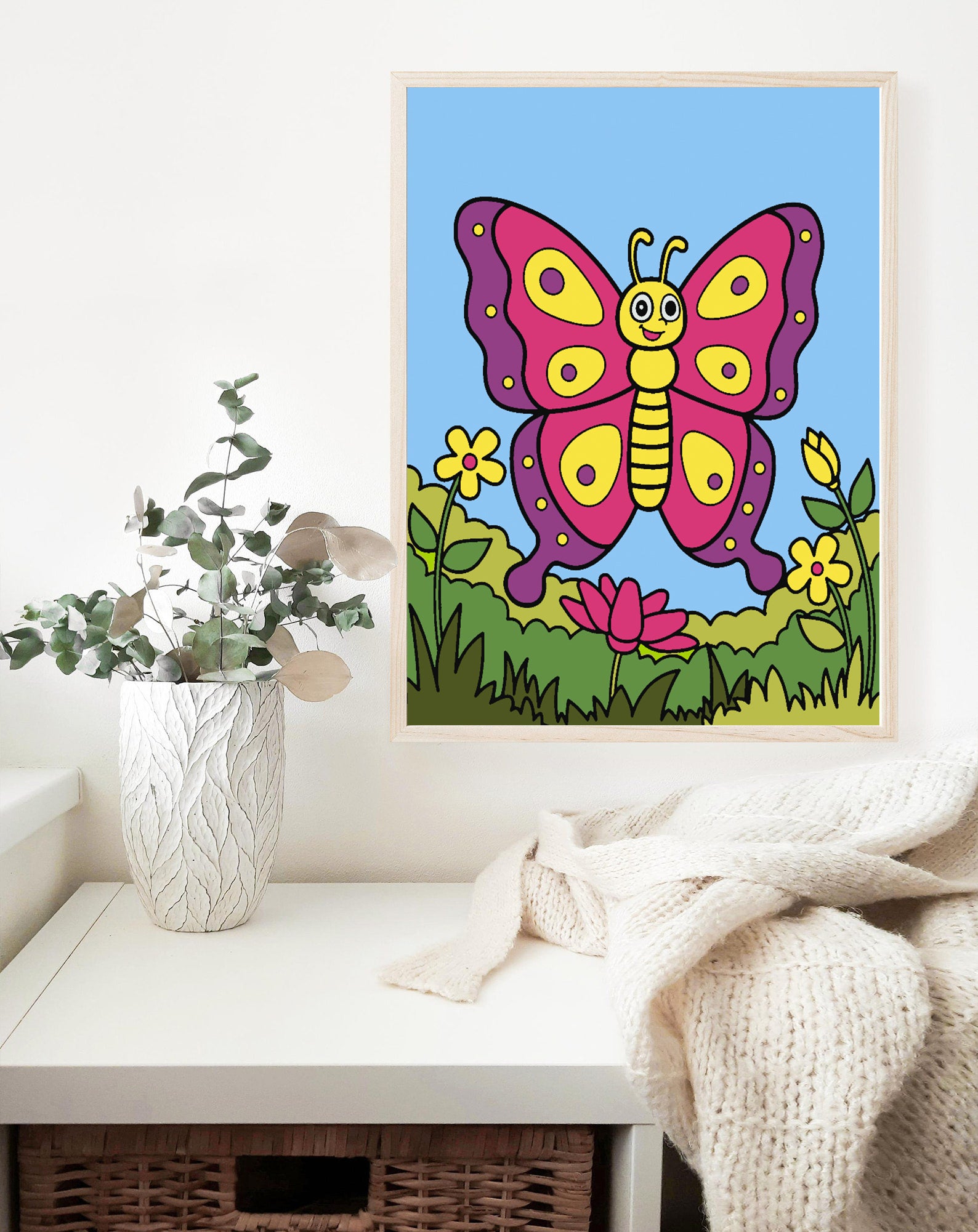 Pictura pe numere - Fluturaș 4530