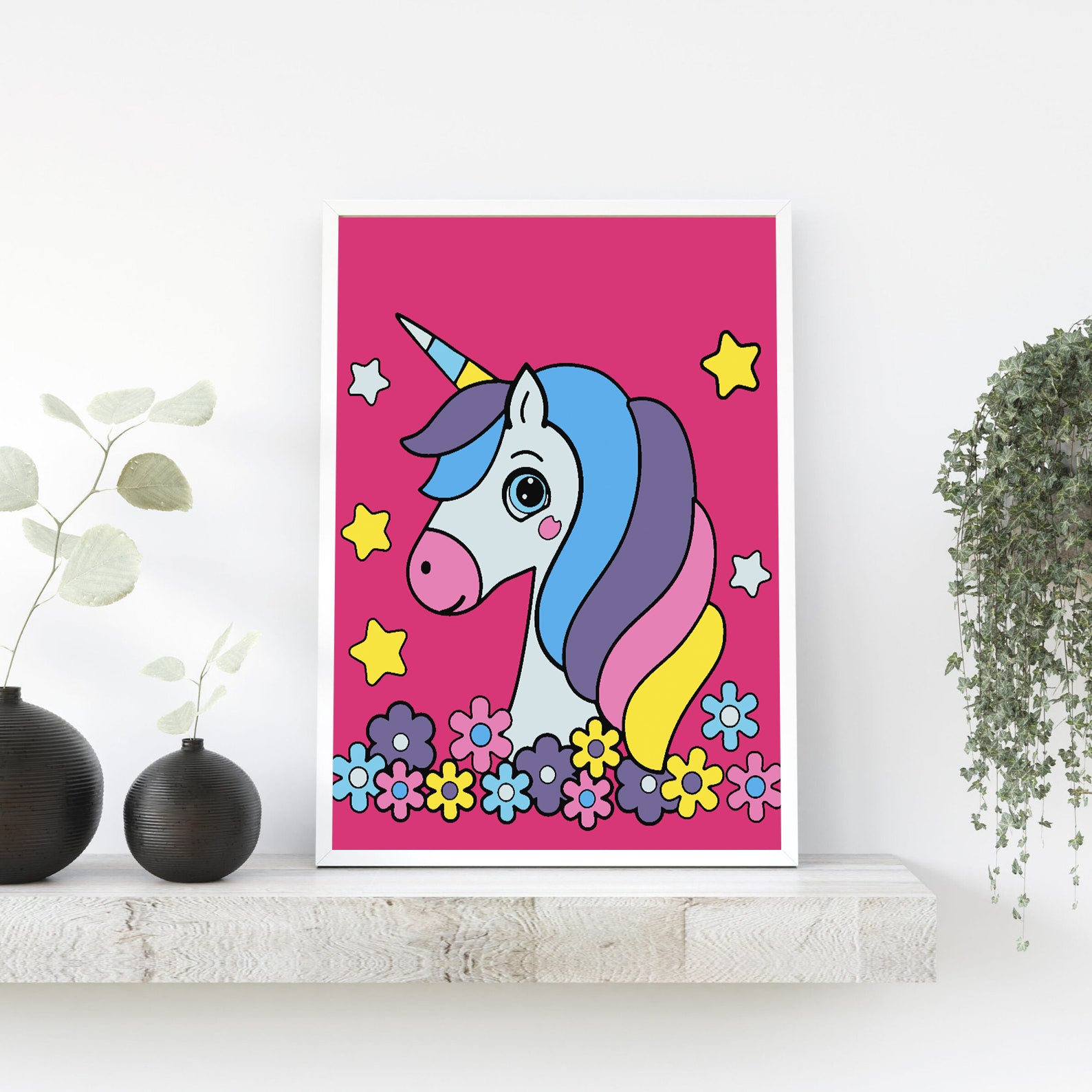 Pictura pe numere - Unicorn pentru Copii 4532