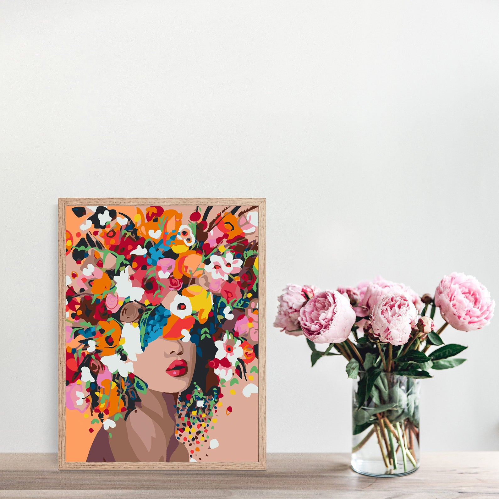 Pictura pe numere - Flower Head 4568