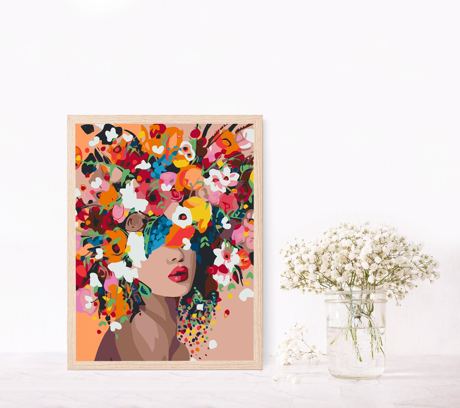 Pictura pe numere - Flower Head 4568