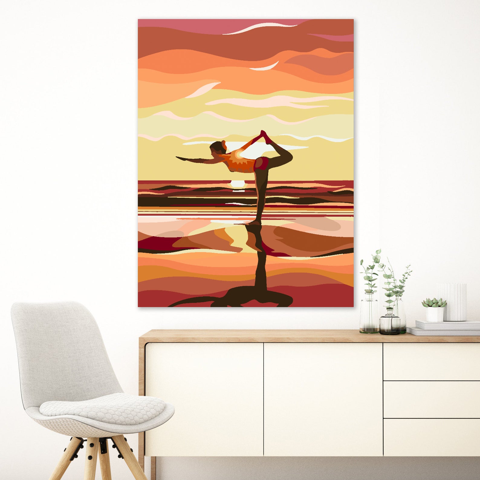 Peinture par numéros - Yoga 4636