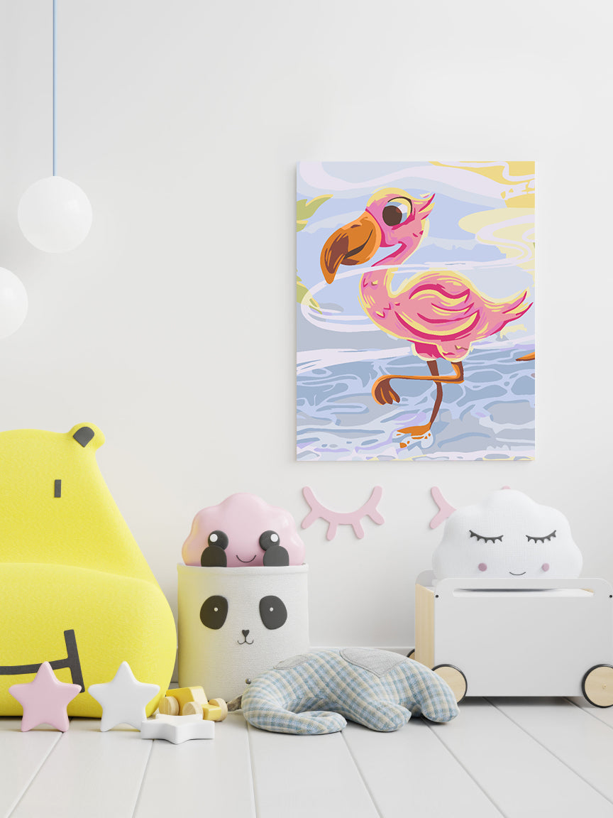 Pictura pe numere - Flamingo 4648