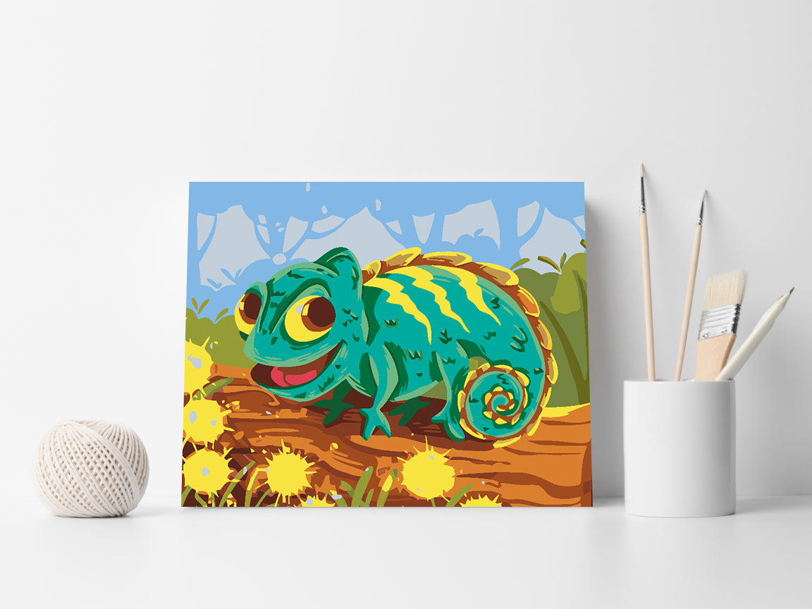 Pictura pe numere - Cameleon 4649