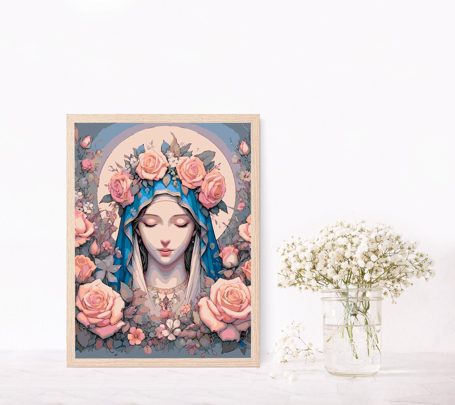 Pictura pe numere - Flower Head 4663