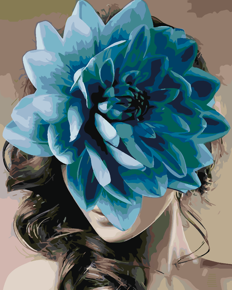 Pictura pe numere - Flower Head 4680