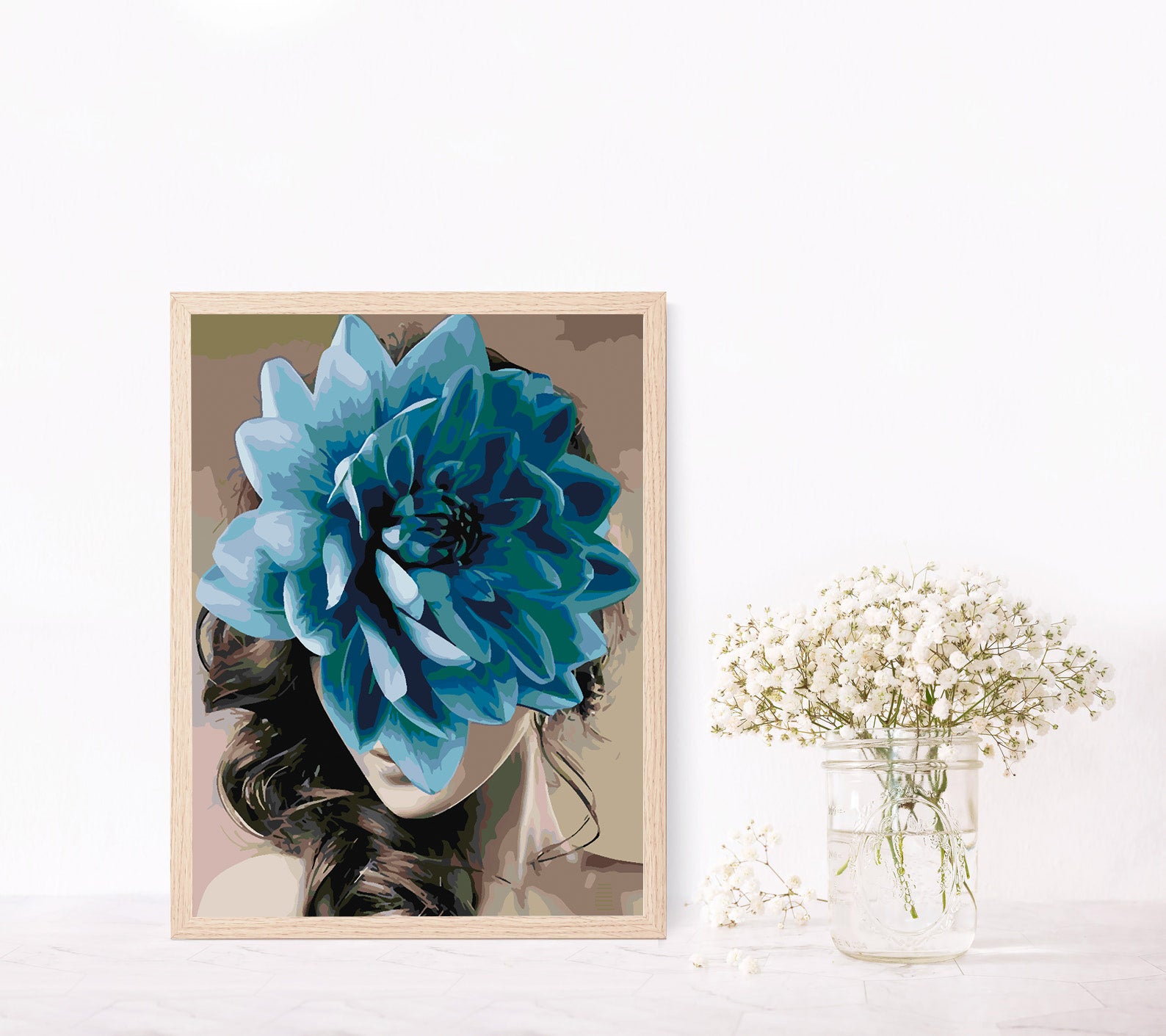 Pictura pe numere - Flower Head 4680