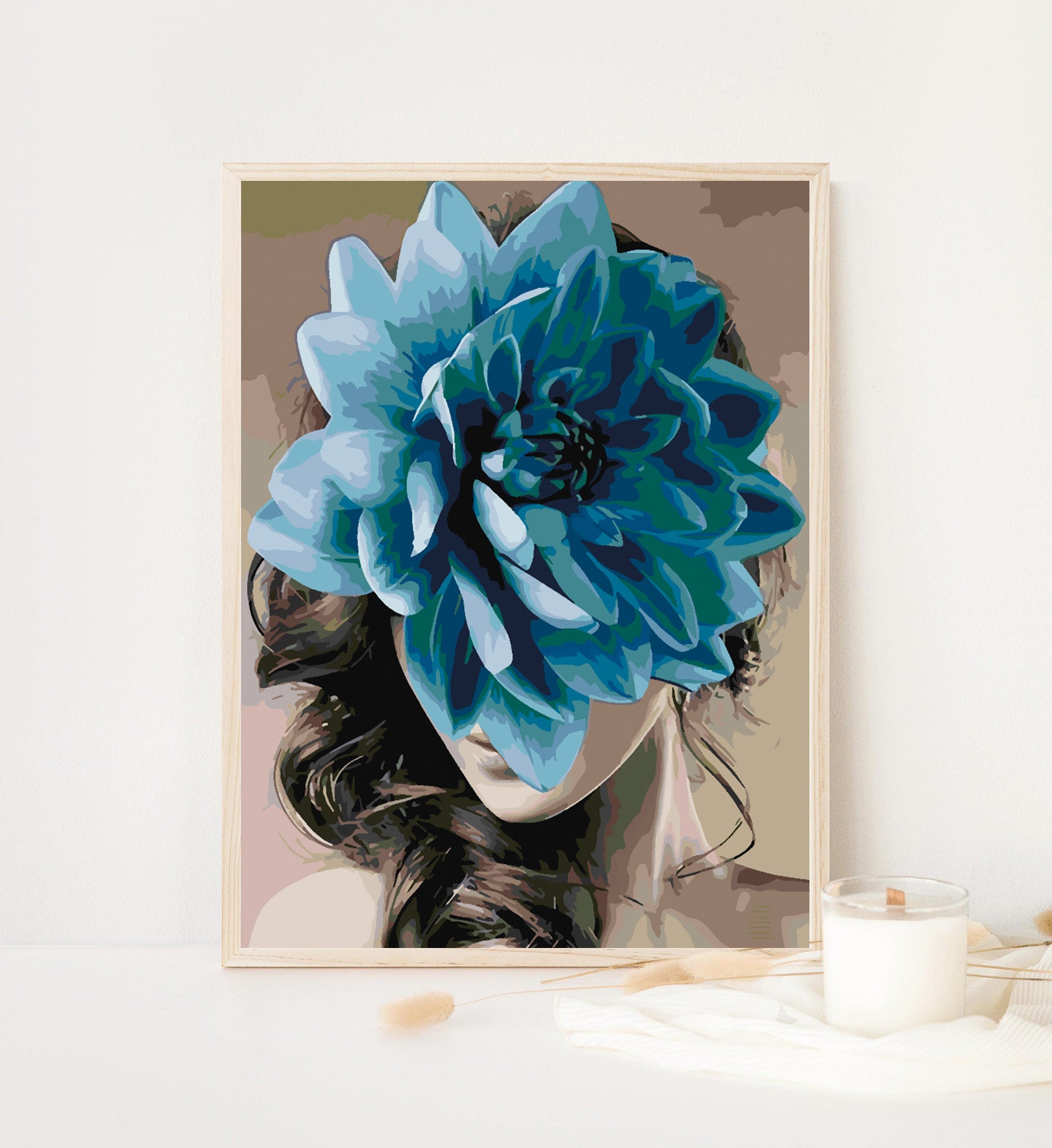 Pictura pe numere - Flower Head 4680