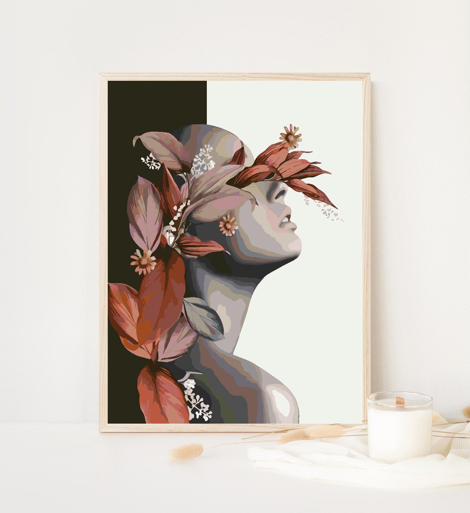 Pictura pe numere - Flower Head 4684