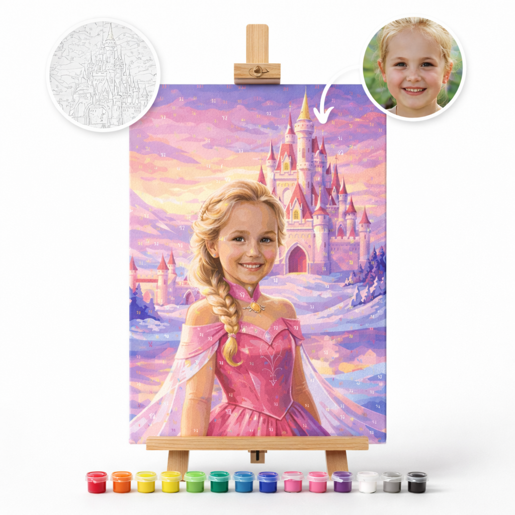 Pictura Personalizata pe Numere – Printesa Disney