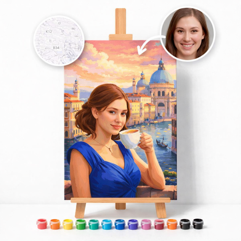 Pictura Personalizata pe Numere – Cafeaua la Venetia