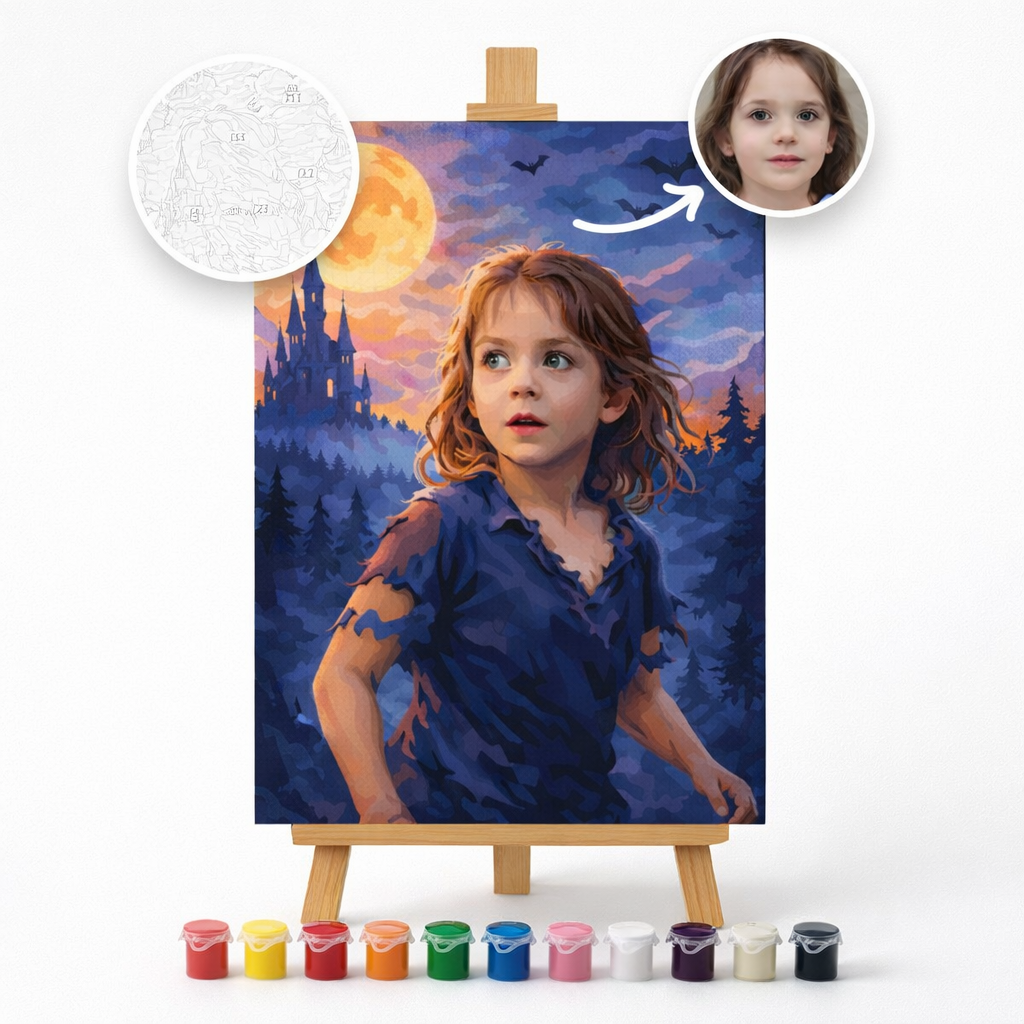 Pictura Personalizata pe Numere – Fata Padurii
