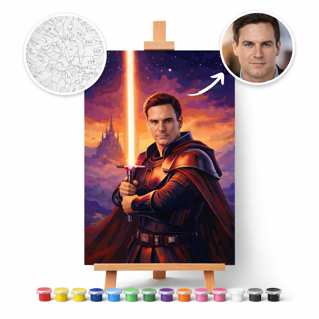 Pictura Personalizata pe Numere – Star Wars Warrior
