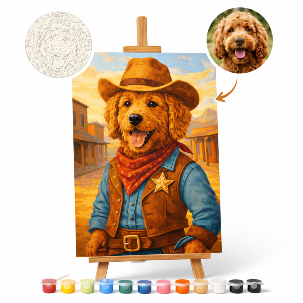 Pictură Personalizată pe Numere – The Cowboy