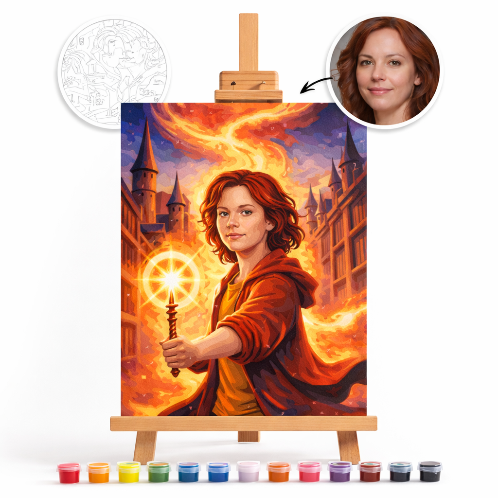 Pictură Personalizată pe Numere – The Sorcerer