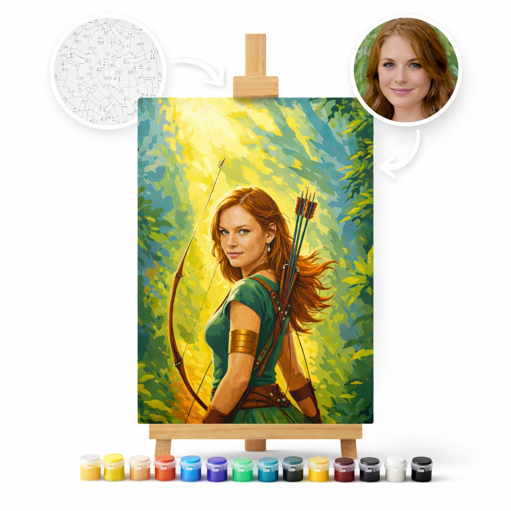 Pictură Personalizată pe Numere – The Hunter