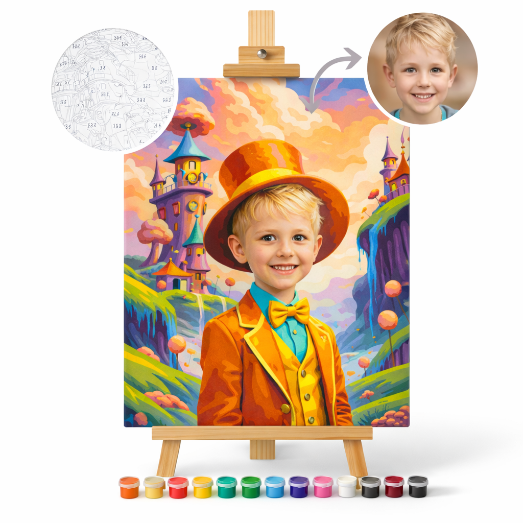 Pictură Personalizată pe Numere – Micul Magician