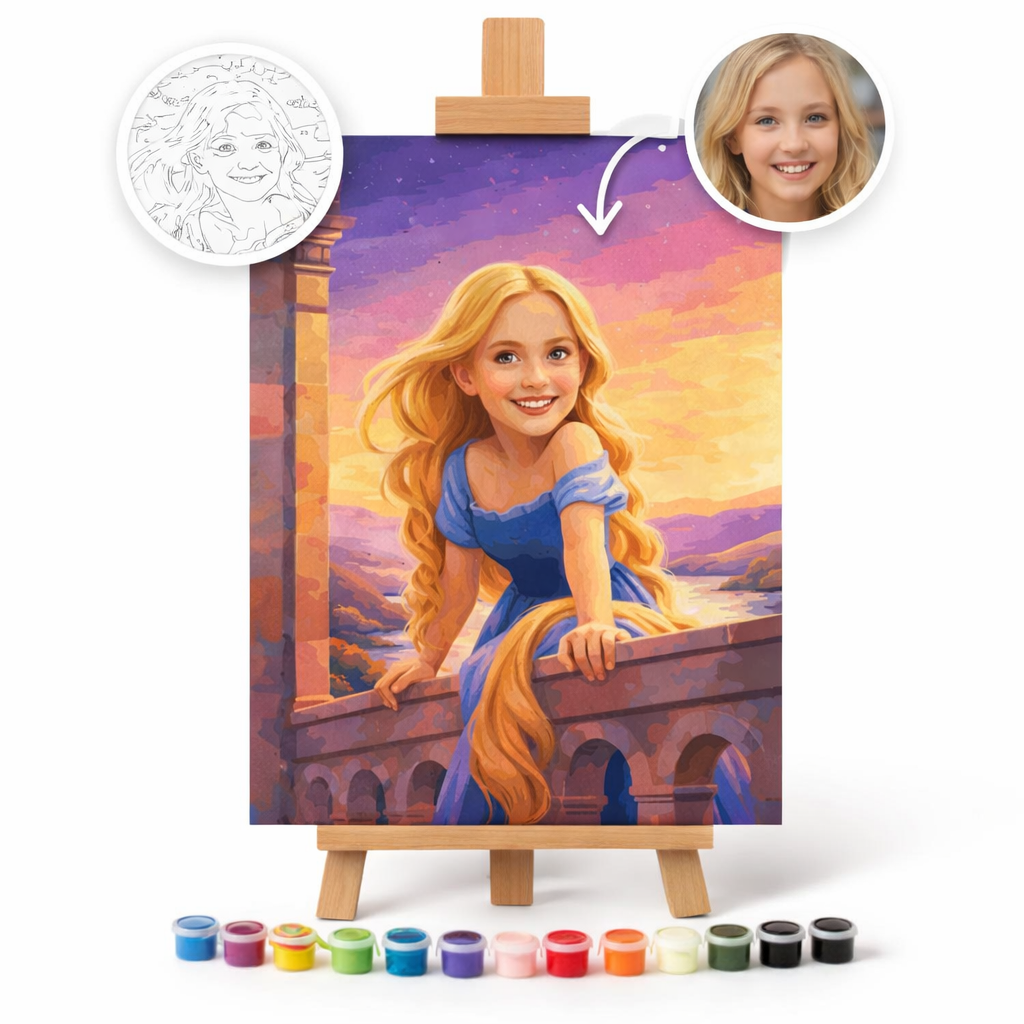 Pictură Personalizată pe Numere – Prințesa Disney