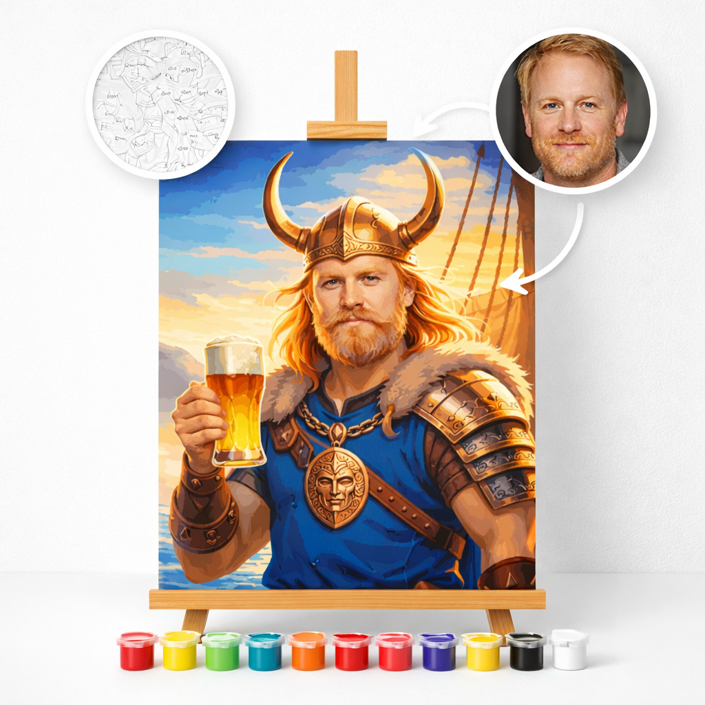Pictură Personalizată pe Numere – The Viking
