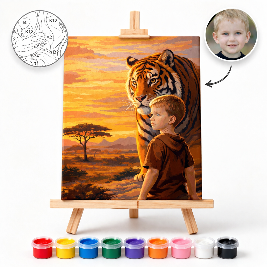 Pictură Personalizată pe Numere – Animalul de Spirit